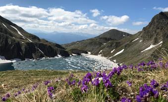 A mountain lake