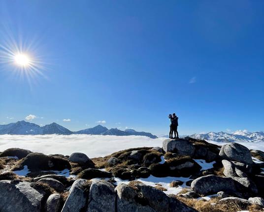 Bergtour im Sommer