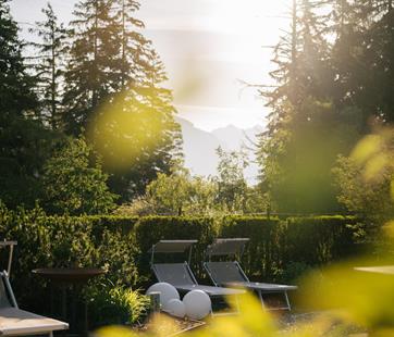 Die Dachterrasse morgens