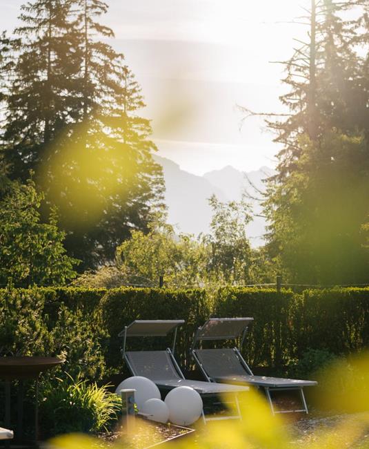 Die Dachterrasse morgens