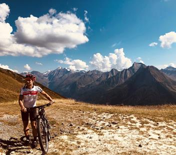 Mountain biking