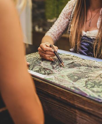 Wir helfen bei der Planung von Wanderungen