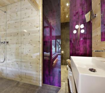 Bagno con doccia - Romantic Nature