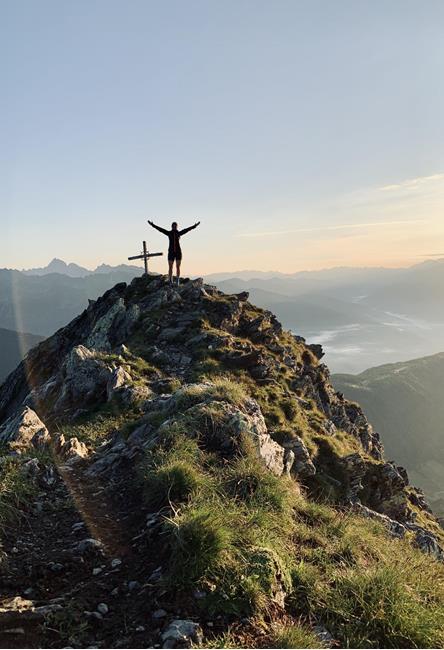 In cima alla montagna