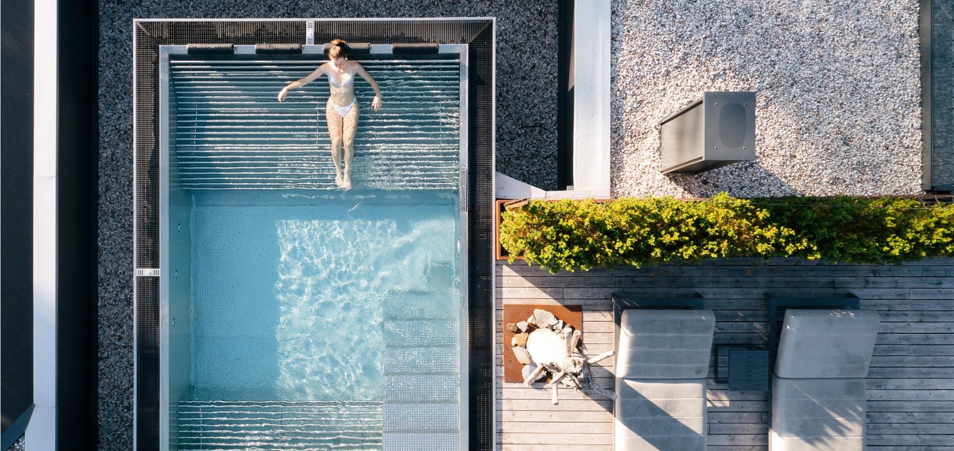 The Sky Pool seen from above