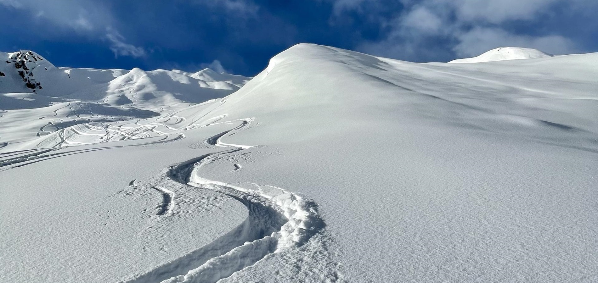 Traces on the snow