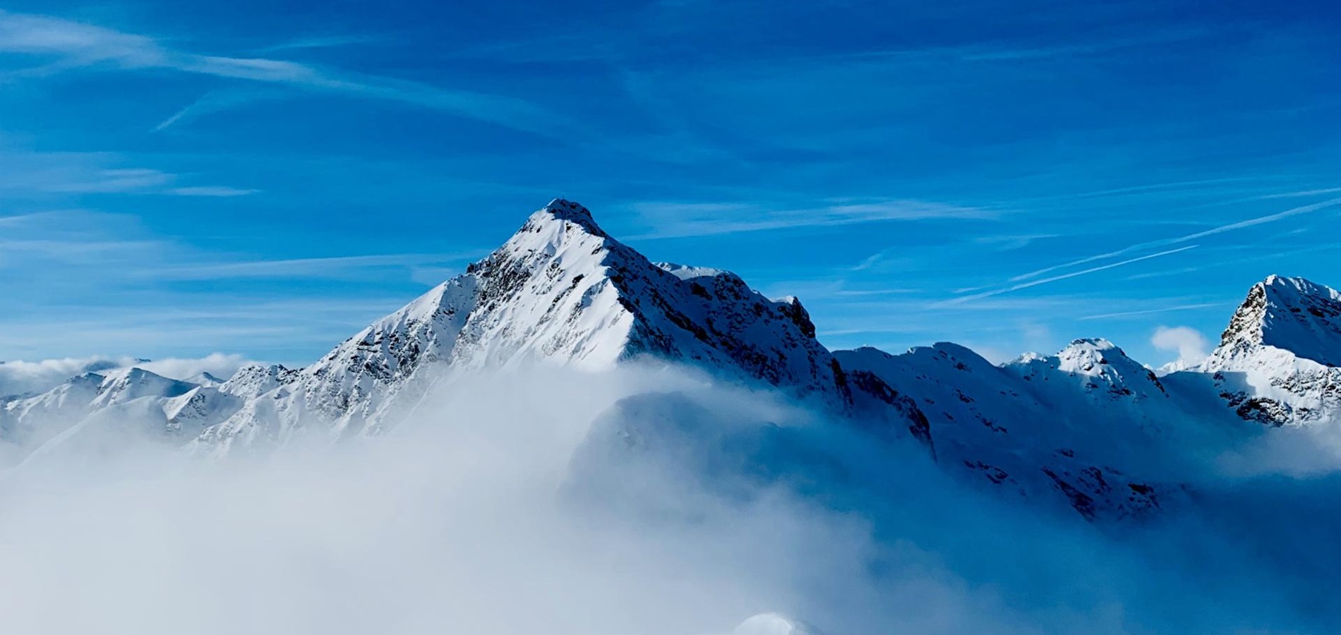 Die Hohe Kreuzspitze im Winter